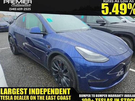 TESLA MODEL Y 2022 7SAYGDEF2NF501518 image